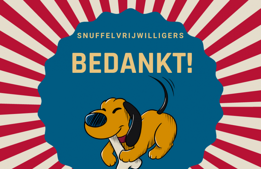 Snuffel bedankt vrijwilligers