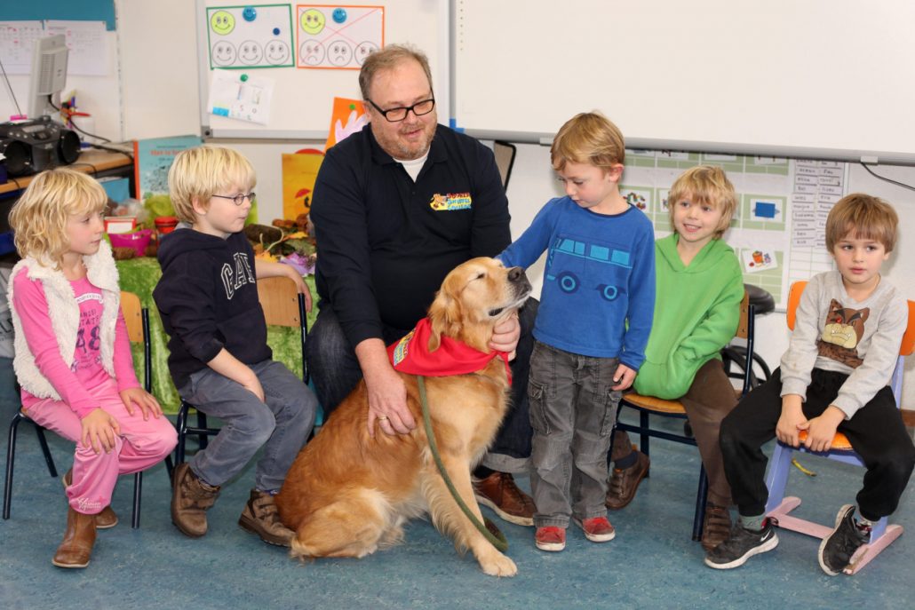 Hond voor de klas