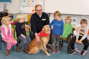 Hond voor de klas